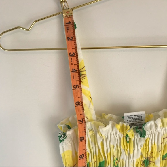 Vintage Floral Midi Sun Dress with Shirred Bodice. - Picture 7 of 14